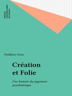 cover image of Création et Folie